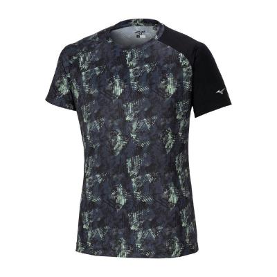Mizuno/美津浓运动速干防水透气男式棒球印花T恤男女通用户外训练