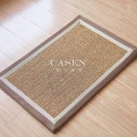 美帮汇玄关进剑麻地垫北欧简约客厅茶几地毯猫抓垫麻编织垫定制