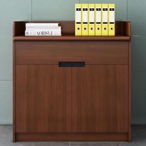 鑫环境 二门茶水柜简约书柜储物柜落地柜备餐柜