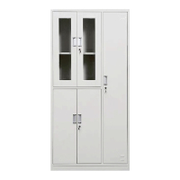 正斌更衣柜员工铁皮柜健身房宿舍储物柜带锁存包柜收纳柜钢制五门更衣柜