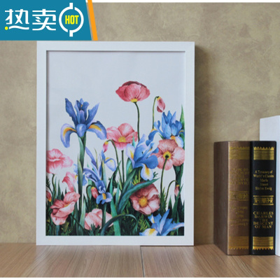 敬平拼图框1000片定做5075寸相框架5002000片简约画框裱框实木框定制 经典实木白色 可定制 (尺寸不一样 价格