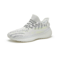 潮流时尚新款四季男鞋运动鞋男网布飞织跑步鞋软厚底老爹鞋