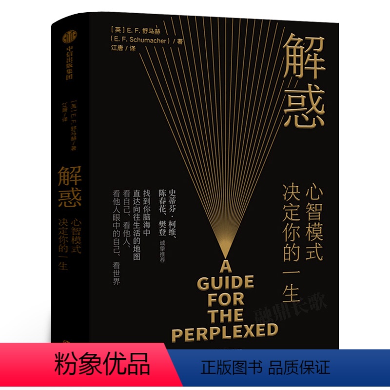 [正版]解惑书 心智模式决定你的一生 樊登读书会 E·F·舒马赫 著 史蒂芬·柯维高效能人士的7个习惯的灵感来源 出版