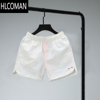HLCOMAN短裤男士宽松运动跑步三分夏季薄款速干3分大裤衩四分休闲沙滩裤