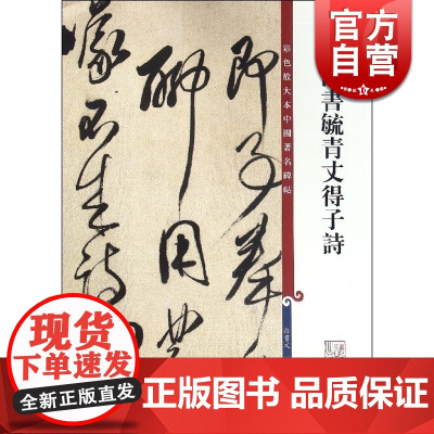傅山书毓青丈得子诗 彩色放大本中国著名碑帖 孙宝文 书法碑帖 正版图书籍 上海辞书 世纪出版