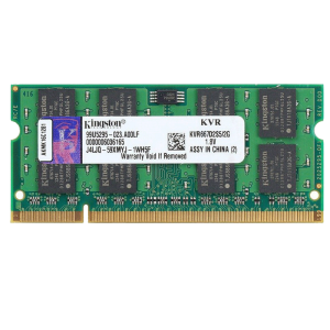 金士顿(kingston)2GB DDR2 667Mhz 2G笔记本内存条PC2-5300兼容533 800