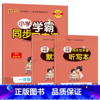 小学语文学霸同步写字课 一年级下 [正版]2024春版pass小学学霸同步写字课一年级下册统编版人教1年级下语文全彩小学