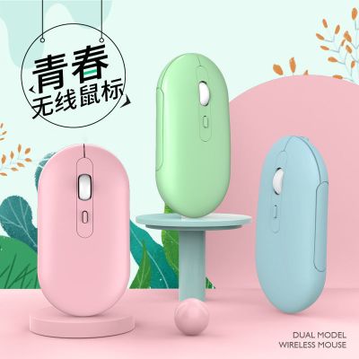 筱宸iPad也能用-蓝牙无线鼠标静音男女生充电华为平板适用台式笔记本