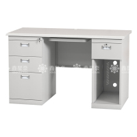 鑫星奈 XXN4010338 钢制电脑桌办公桌职员桌员工桌学生写字台1.4米A款