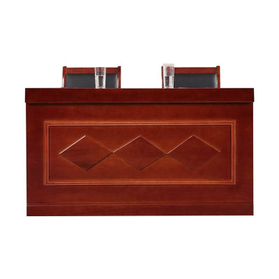 慧采云 办公家具会议室演讲台讲话培训桌椅子组合拼接条形桌领导开会演讲发言台1.4m