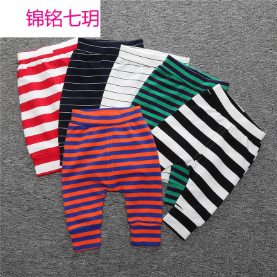 锦铭七玥可开裆 春秋冬季儿童加厚毛圈长裤哈伦裤宝宝婴儿男女童打底裤