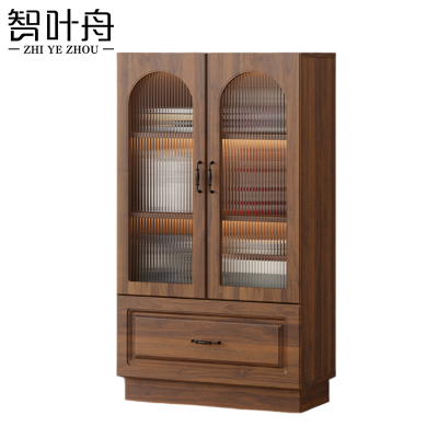 智叶舟木质矮柜600*365*1385mm台