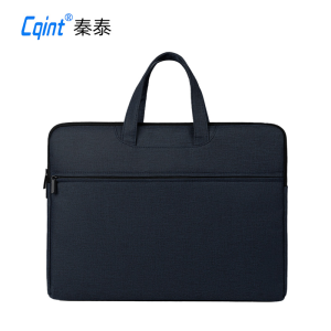 秦泰(Cqint)QT34528 公文包便携手提电脑包 黑色