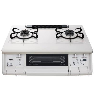 日本原装百乐满 PALOMA两2双眼燃气灶EVERYCHEF系列 新款 PA-380WHA-R-LPG液化气