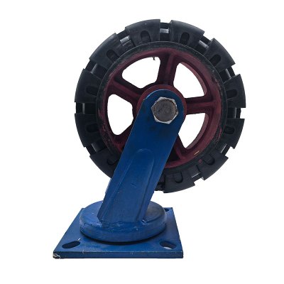 昌赞 重型橡胶万向轮 12寸 个