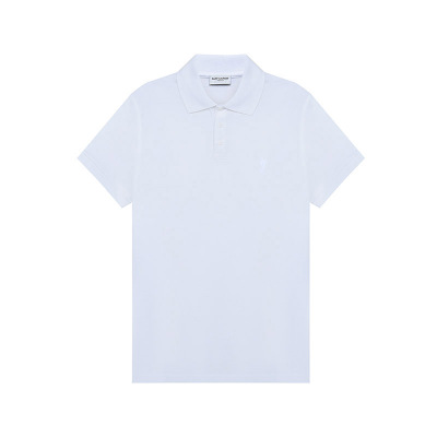 SAINTLAURENT圣罗兰男士棉质短袖POLO衫554052YB2OC