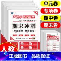 [核心试卷+字帖+口算] 三年级下 [正版]2024版100分闯关核心试卷期末冲刺一二三四五六年级下册语文数学英语人教版