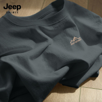 JEEP SPIRIT吉普T恤男纯棉2025新款上衣男款美式夏季男士短袖G