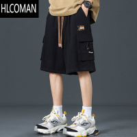 HLCOMAN休闲工装短裤男2025新款夏季薄款五分中裤加肥大码胖子马裤子