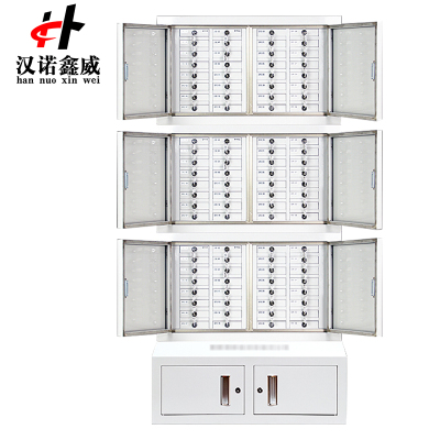 汉诺鑫威手机信号考场会议室专用手机柜电子产品存放柜寄存柜带锁组合款96格300*776*1775