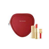 whoo后 拱辰享口红 淡雅粉 唇釉经典红