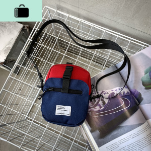 挎包男潮牌街头斜挎包迷你嘻哈小包女蹦迪手机包单肩休闲挂包背包NEW LAKE男士斜挎包