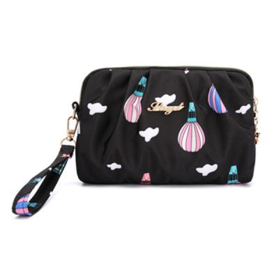 派尼美特2020新款时尚手拿包手机零钱包防水尼龙牛津布帆布包印花女小包包