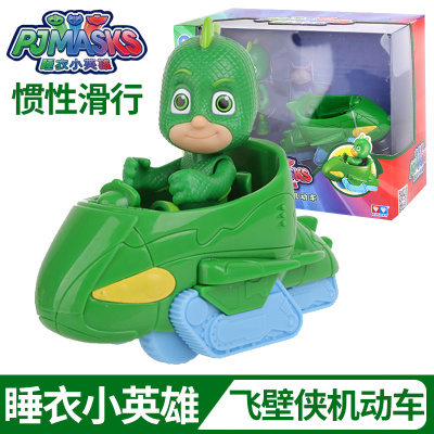 奥迪双钻 睡衣小英雄玩具蒙面睡衣侠儿童玩具猫小子飞壁侠猫头鹰女猫车机动车鹰翔机儿童节玩具 专属飞壁侠机动车