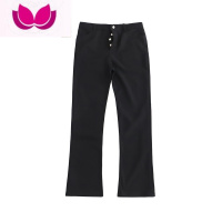 七斓马吉拉VUJADE风格裤子黑色微喇裤西裤高街休闲长裤 vibe裤子男潮