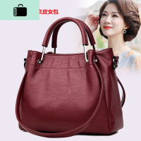 中年女包中老年手提包妈妈女2020春季新款斜挎包单肩大容量软皮包NEW LAKE女斜挎包