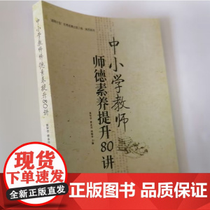 中小学教师师德素养提升80讲 中小学教师师德师风培训书籍