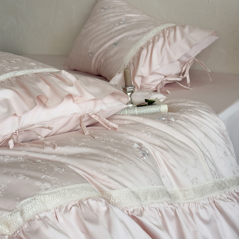 浪漫法式A类100s澳棉四件套纯棉透气排湿全棉少女心床品送礼必选