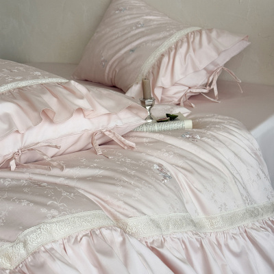 浪漫法式A类100s澳棉四件套纯棉透气排湿全棉少女心床品送礼必选