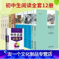 [12册]初一至初三课外书 [友一个正版]初中生中考名著全套语文七八九年级课外阅读书籍适合初一初二到初三中学生看的书十二