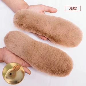 加绒保暖鞋垫男女加厚仿兔毛吸汗防臭羊毛软底舒适超软棉鞋垫冬季3759A
