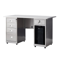 繁哲思不锈钢职员桌1400*700*750mm台