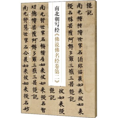 正版新书]南北朝写经《佛说佛名经卷第二》蒋朝显9787540152628
