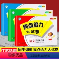[江苏专用]大试卷 语文+数学+英语 三年级下册 小学通用 [正版]2024亮点给力大试卷小学语文数学英语一年级二年级三