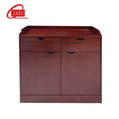 DXBG深胡桃色茶水柜文件柜档案柜矮柜[工厂现做 7天内发货]