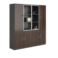 易企采 四门书柜办公文件收纳储物柜 单位:组