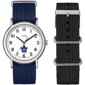 TIMEX/天美时女款mm简约腕表蓝带白面防尘防水表盘