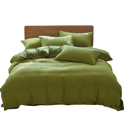 铭思沃四件套床单款2.0m床 绿 套