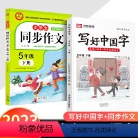 [5年级下册❤2本]写好中国字+同步作文 小学通用 [正版]写好中国字一年级二年级三年级四年级五六年级上册下册人教版小学