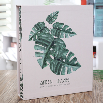 6寸过塑相册本宝宝成长纪念册插页式家庭大容量影集200张相簿简墨