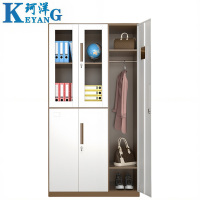 珂洋 更衣柜 咖白拆装五门 台