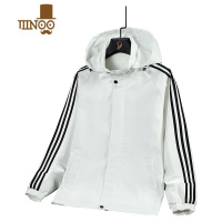 YANXU暴潮牌外套男感高街拼色冲锋衣连帽2023新款休闲夹克衫