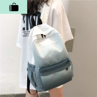韩国ins风学生日系背包古着感少女渐变森系百搭韩版双肩包女书包NEW LAKE