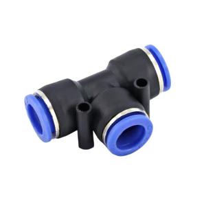 中锦科技 气管快速接头 气动三通T型三通 PEG8-4-8个