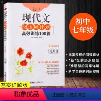 [正版]初中现代文阅读周计划高效训练100篇 七年级上下册全一册 初一语文现代文阅读训练全解全练专项强化练习册辅导资料