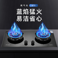 金龙燃气灶JZT-JL-B75钢化玻璃面板全铜火盖经久耐用聚能炉架
